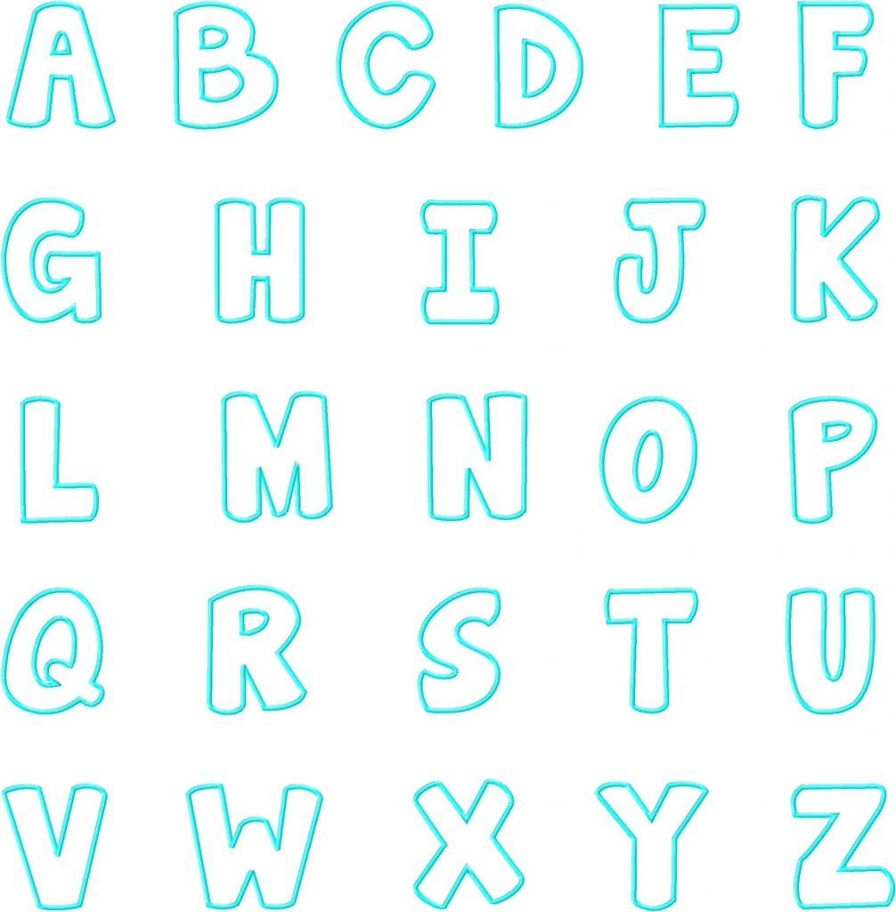 Free Printable Alphabet Templates AlphabetWorksheetsFree