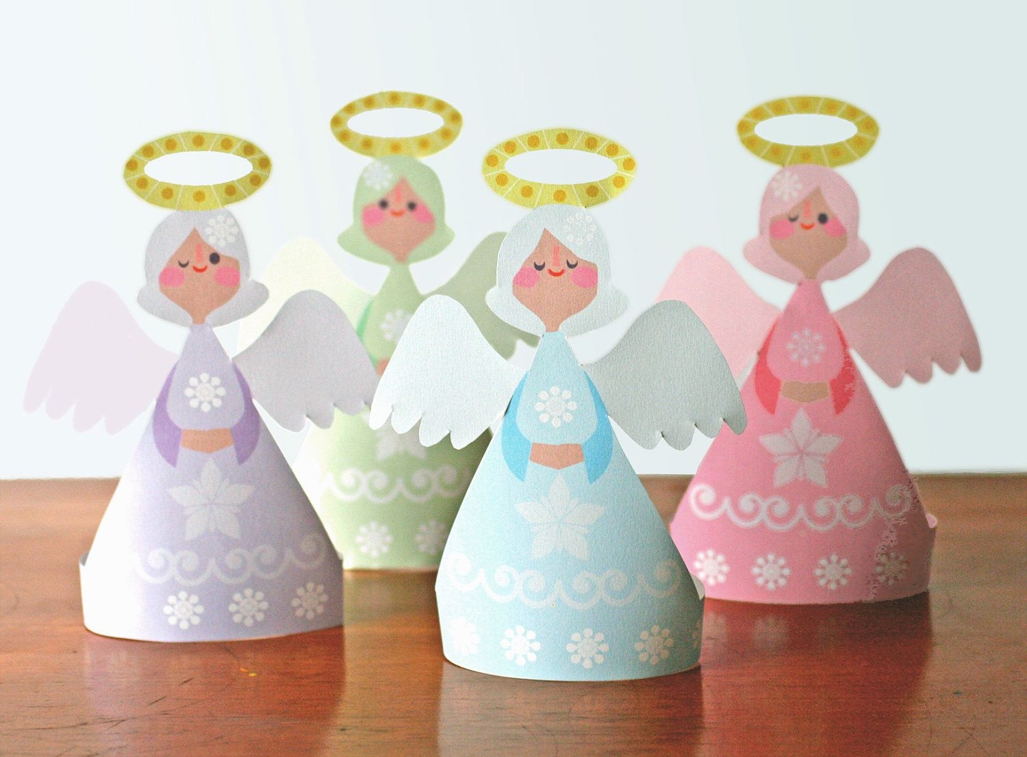 free printable angel craft templates