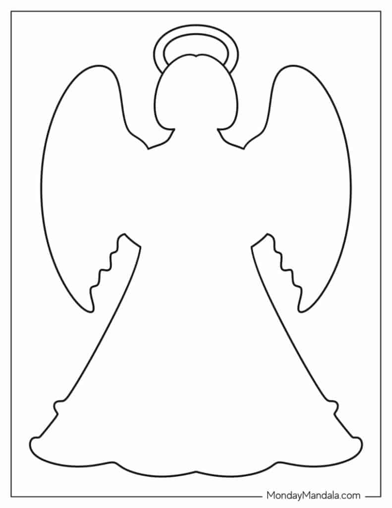 free printable angel templates pdf