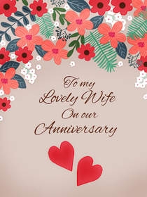 Free Printable Anniversary Wife Cards Create And Print Free Printable
