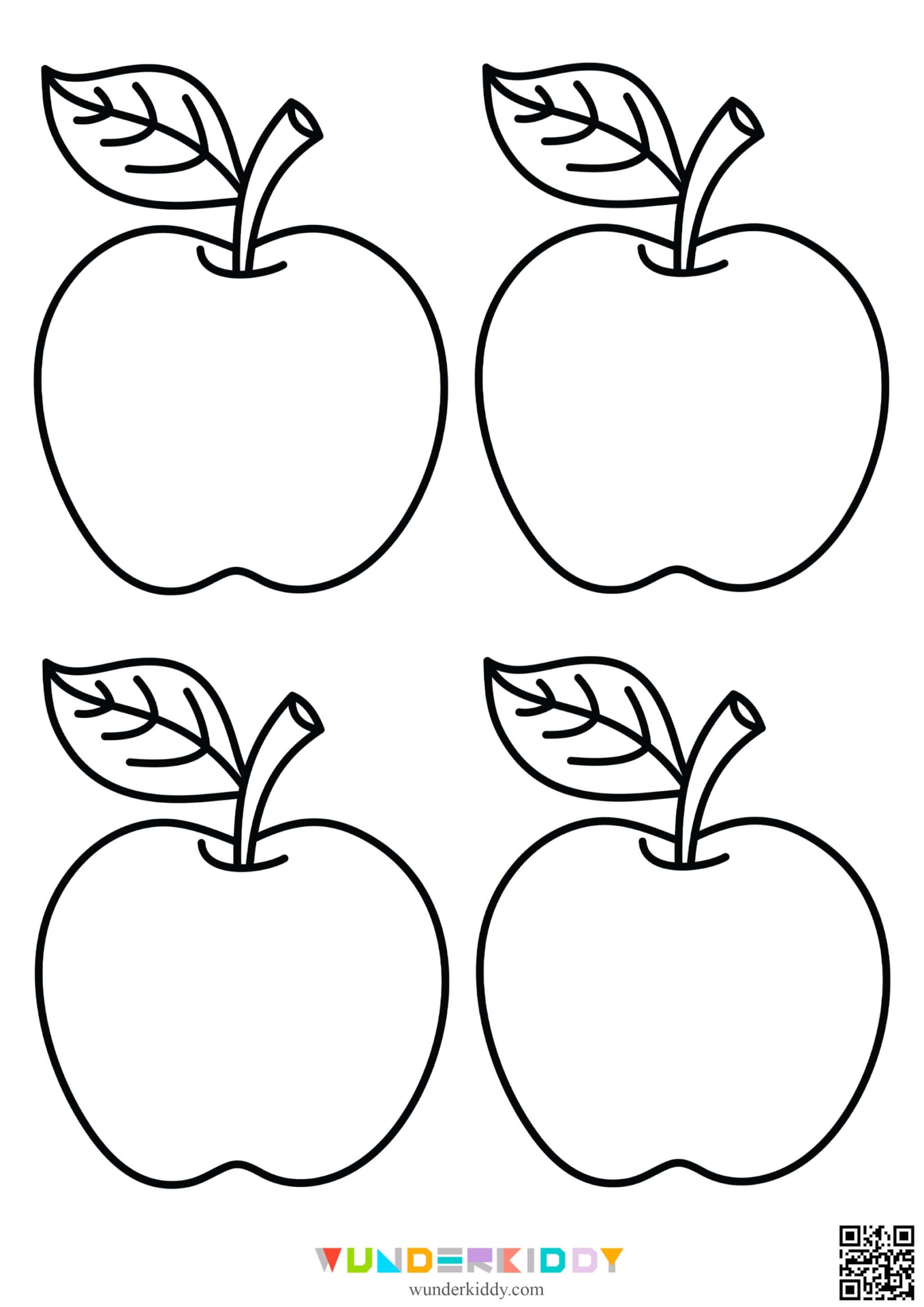 apple printable template