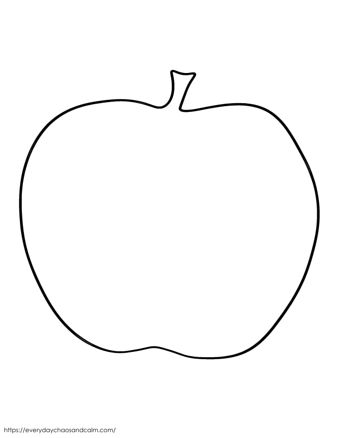 Free Printable Apple Templates