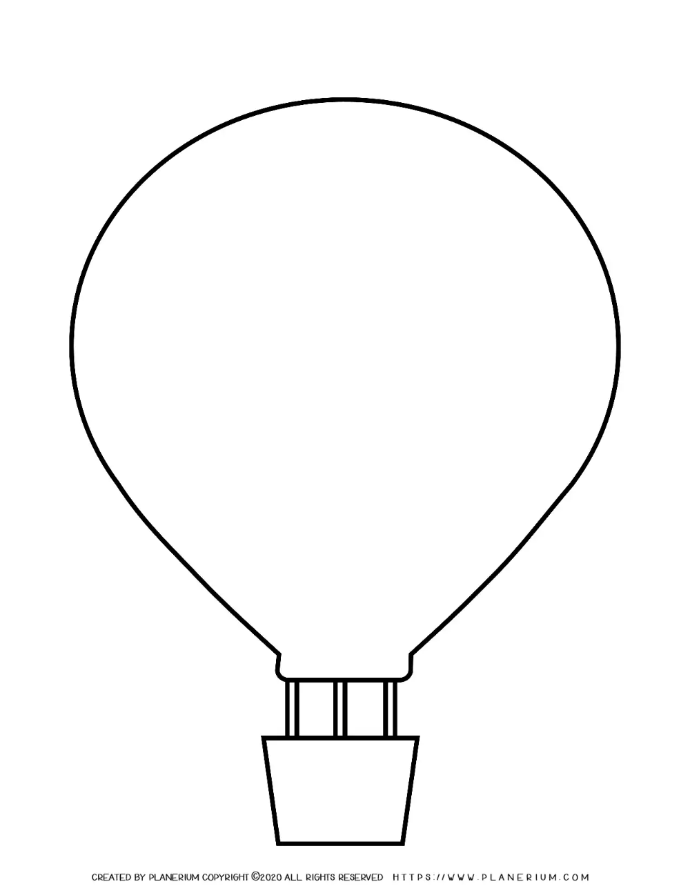 Free Printable Balloon Template For Kids Crafts