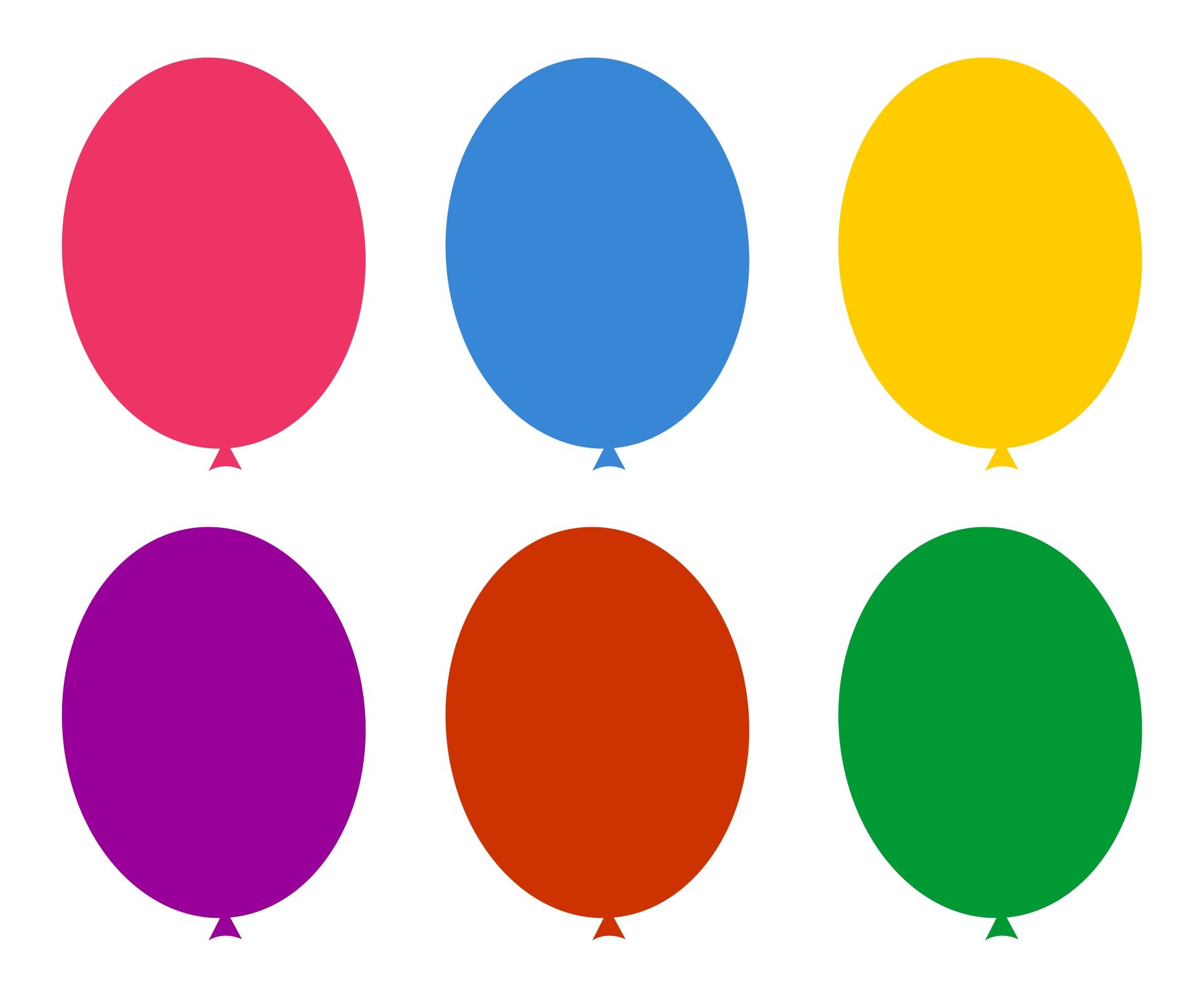free printable balloons activities