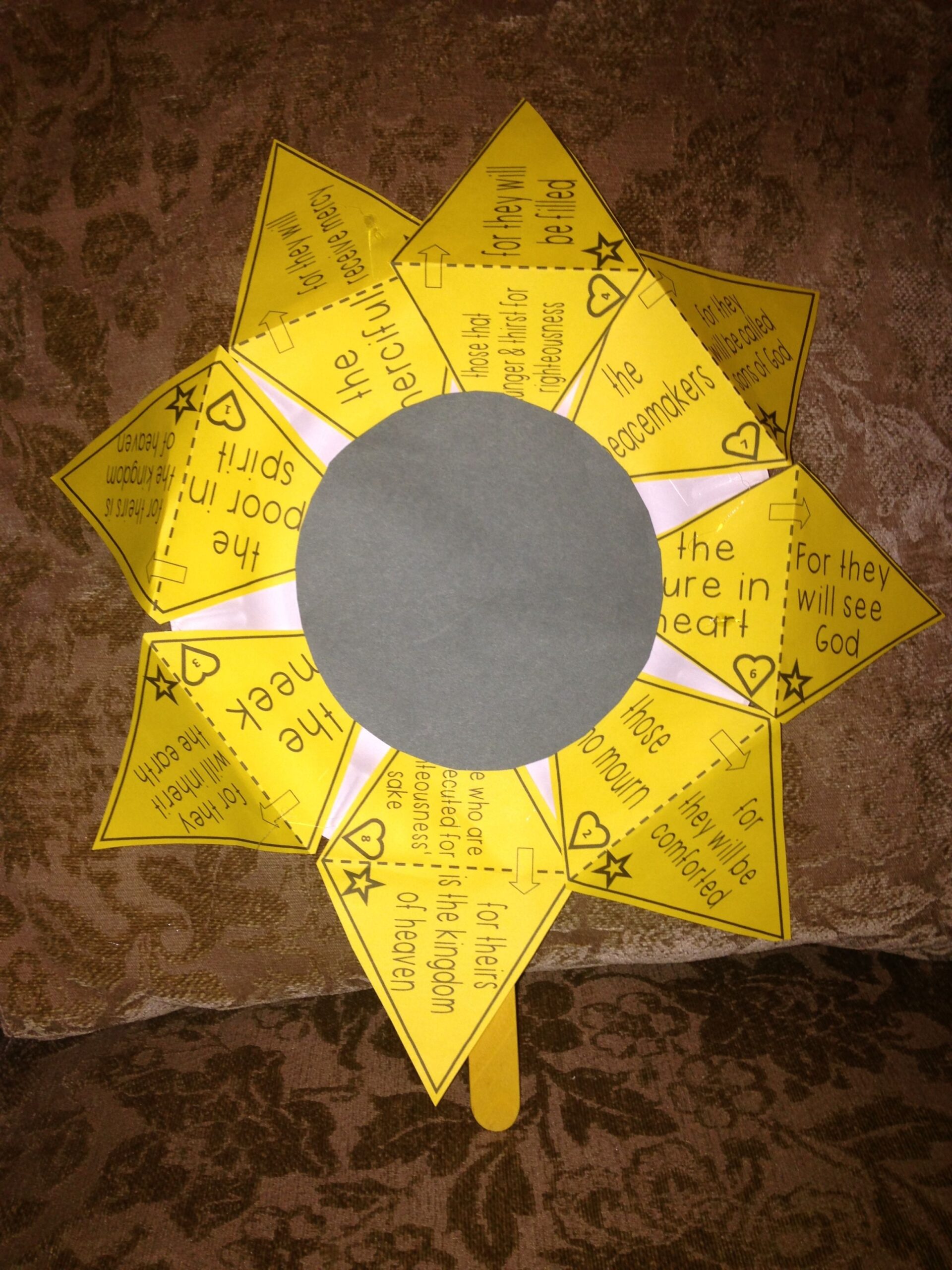 free printable beatitudes craft ideas