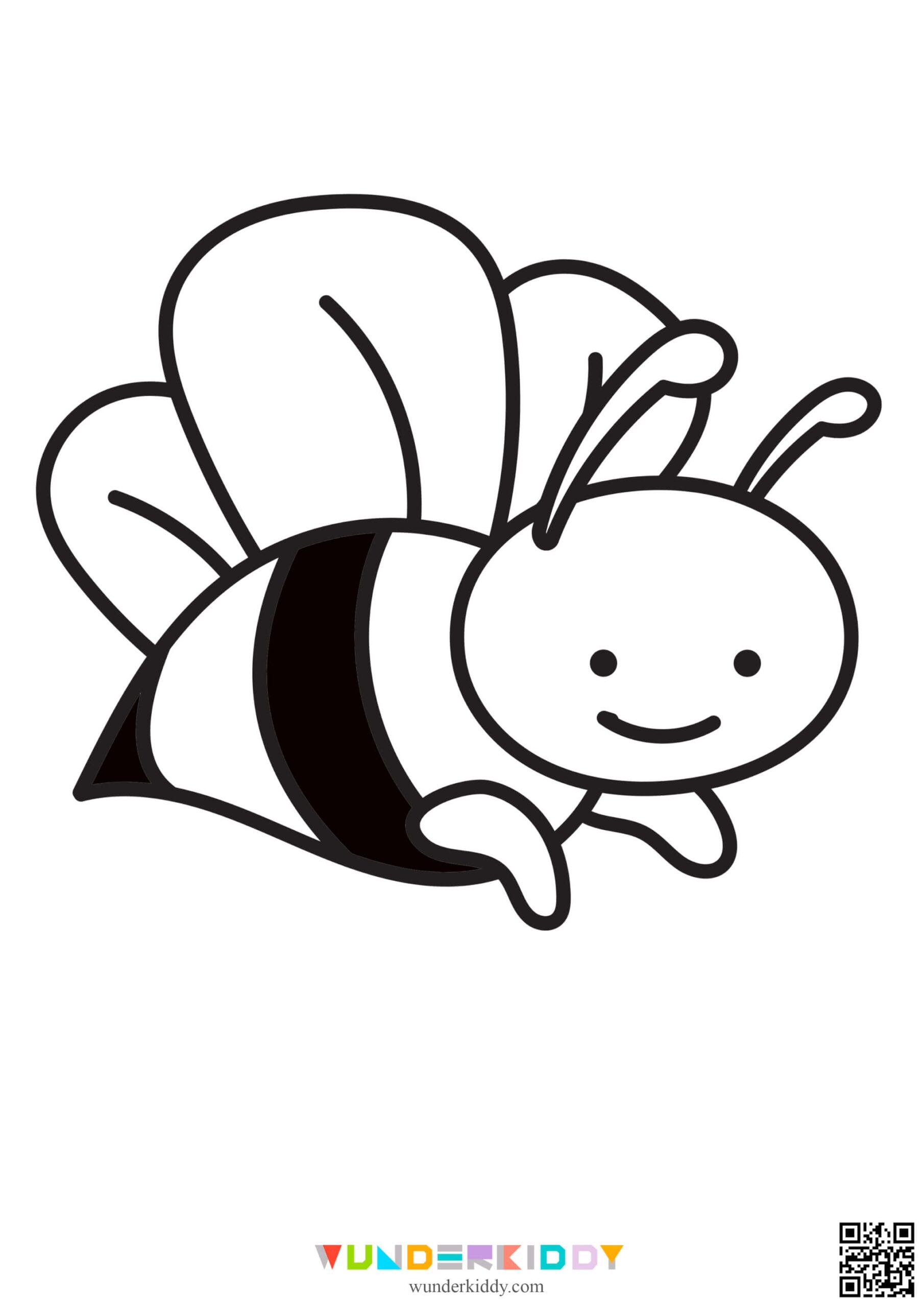 Free Printable Bee Template For Kindergarten Craft