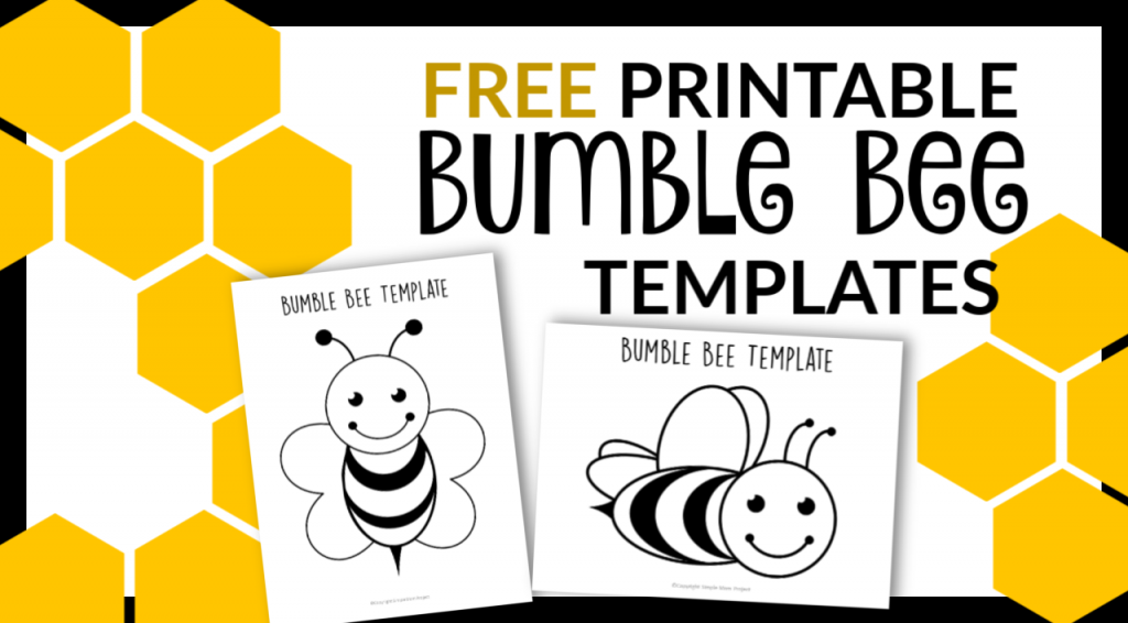 free cut out bee templates