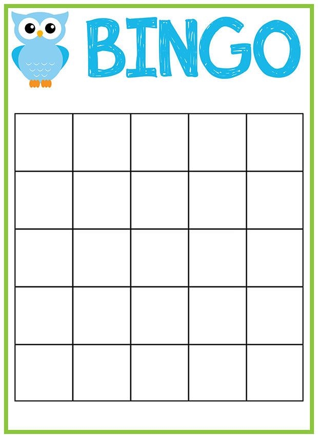 Free Printable Bingo Templates Blank Printable Word Searches