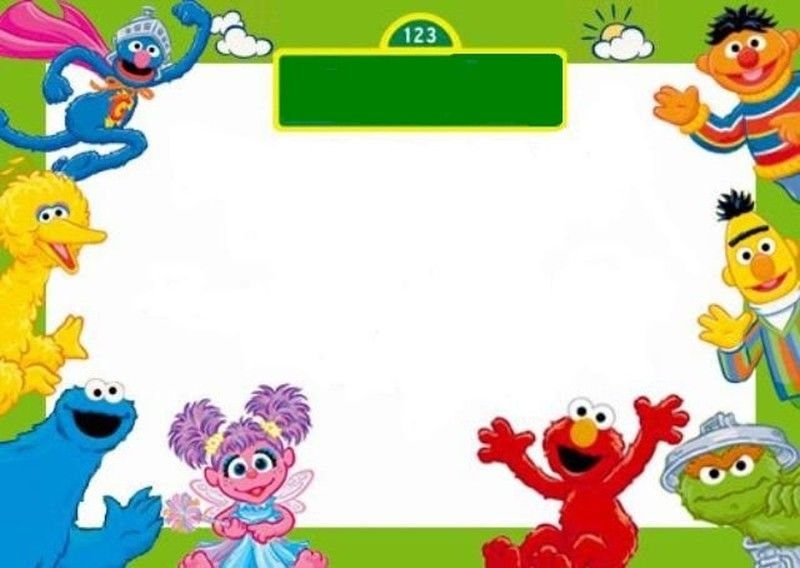 Free Printable Birthday Invitation Cards For Joseph Sesame Street 