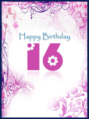 Free Printable Birthday Sweet 16 Cards Create And Print Free Printable