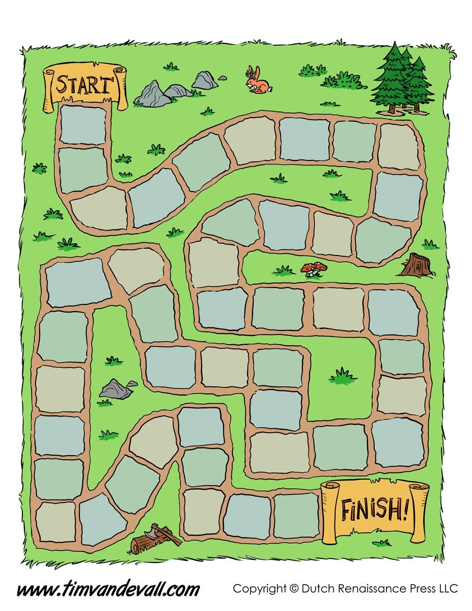 create a printable board game online