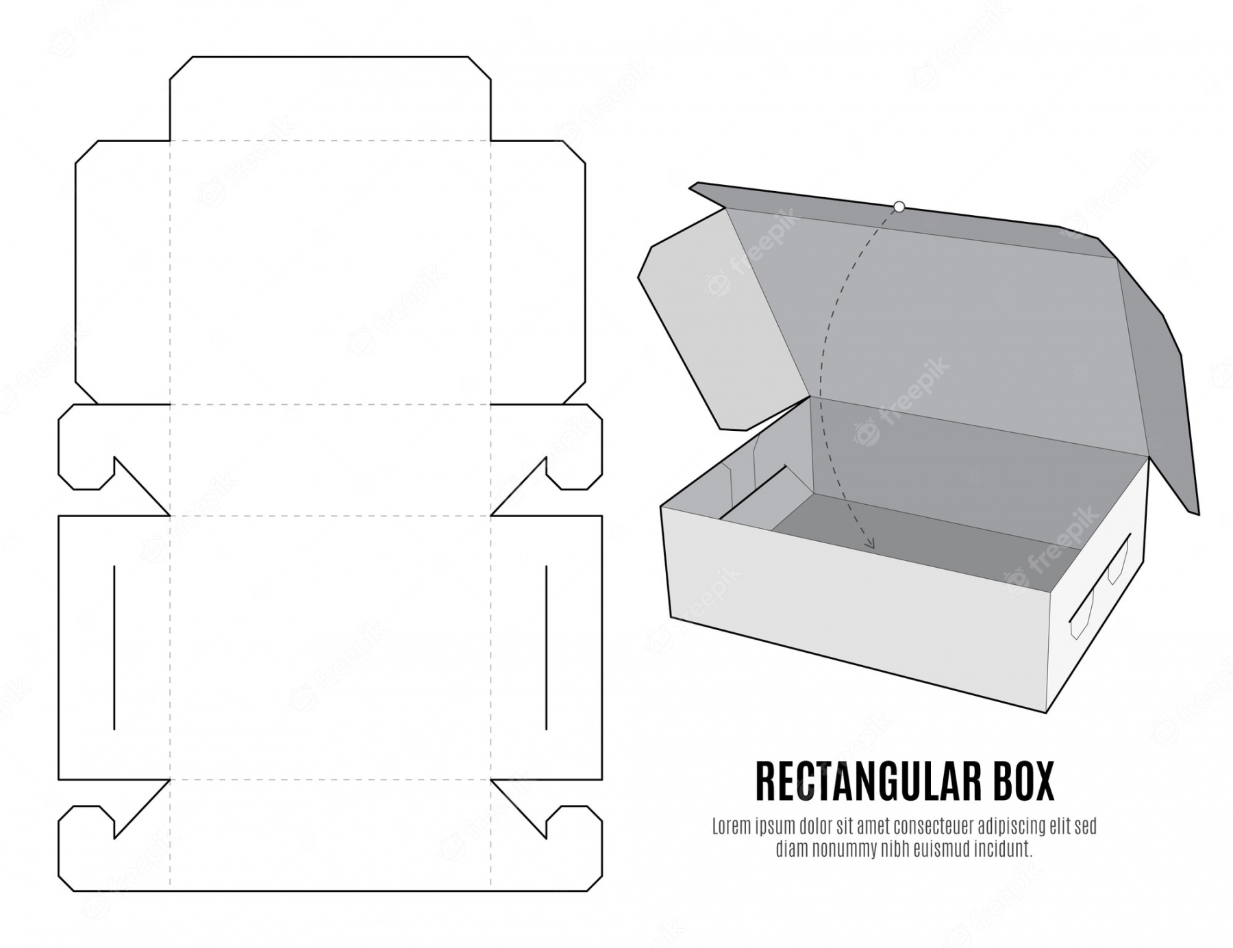 free box template print out