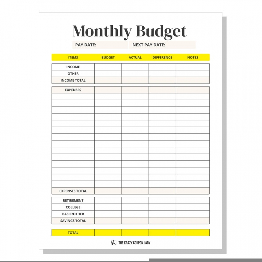 free printable budget sheets pdf