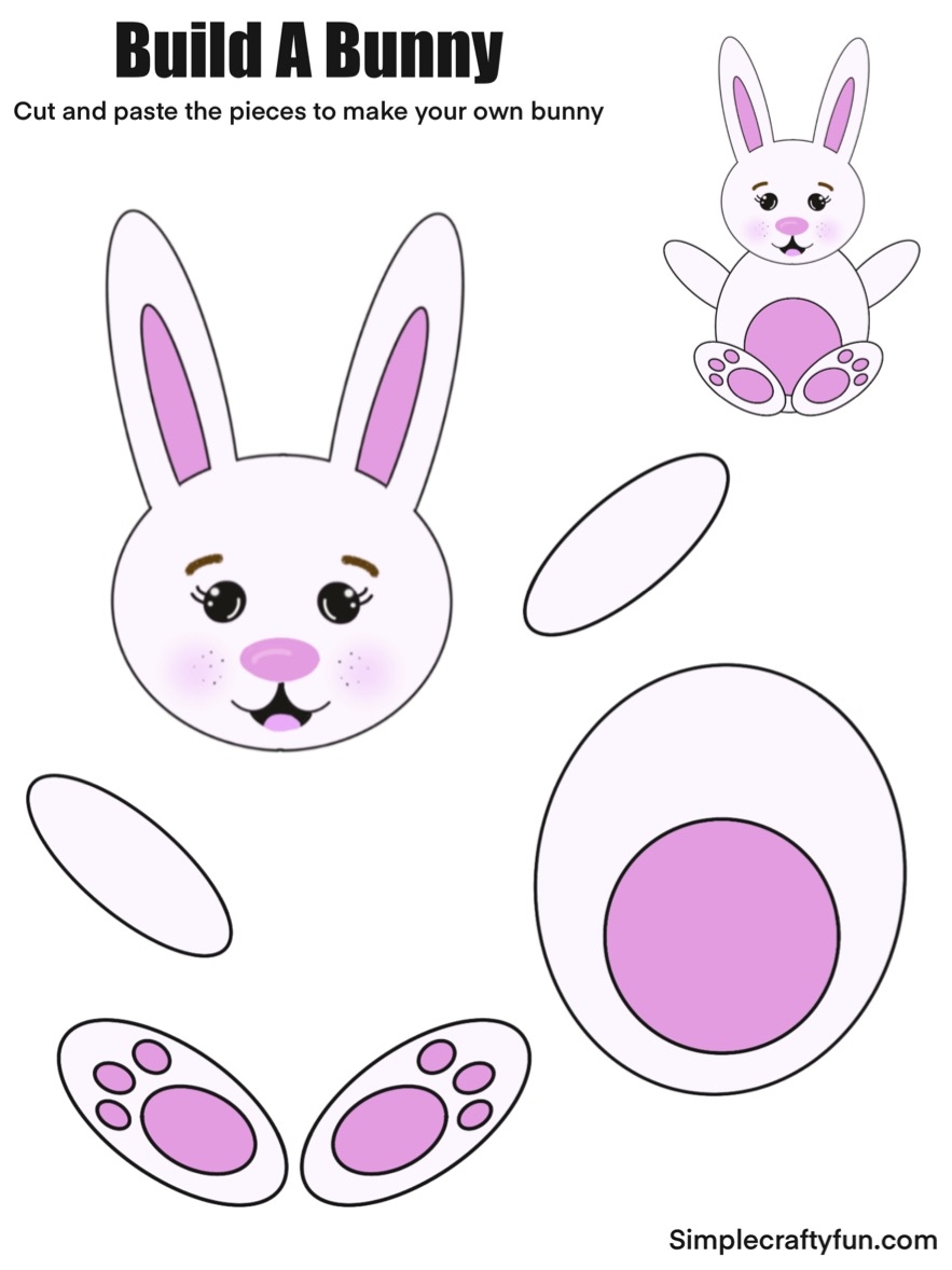 free printable build a bunny