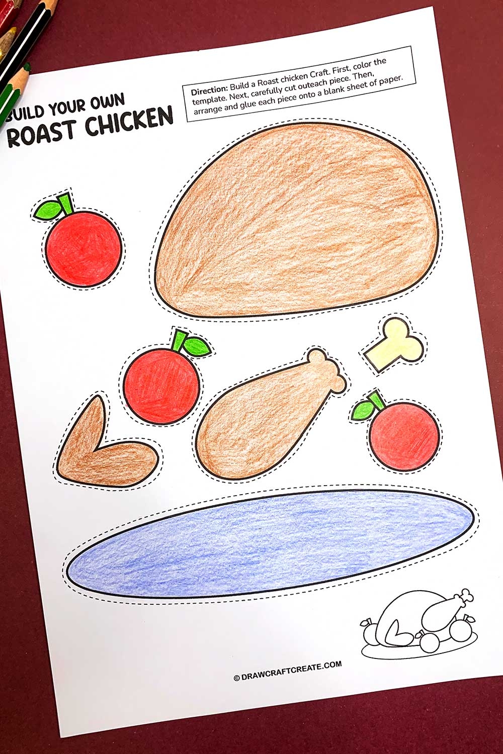 free printable build a turkey