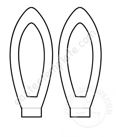 Free Printable Bunny Ears Template Easter Template