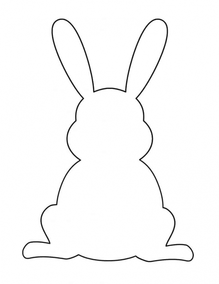 Free Printable Bunny Template Adorable Crafts And Activities All