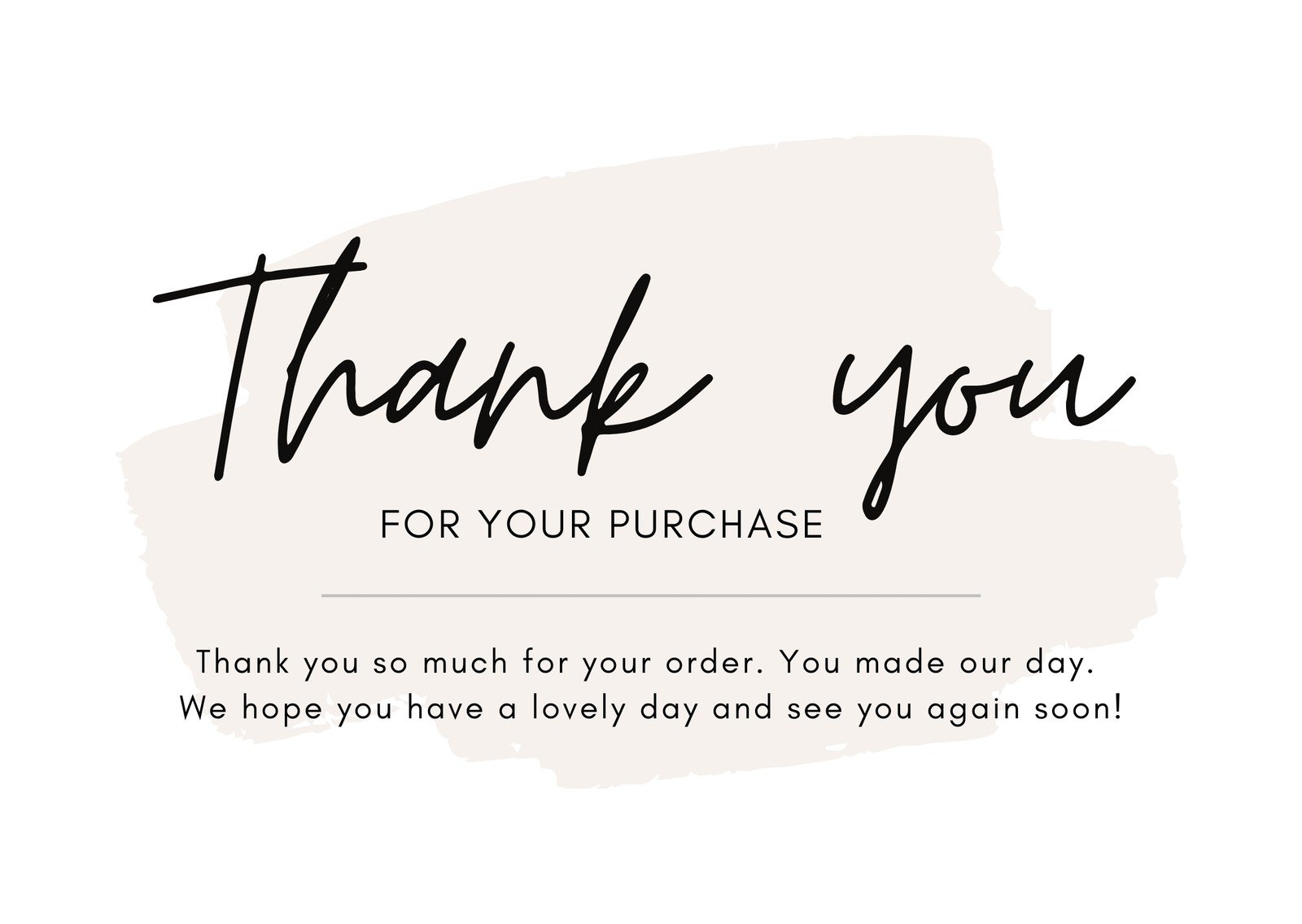Free Printable Business Thank You Card Template Printable Form 