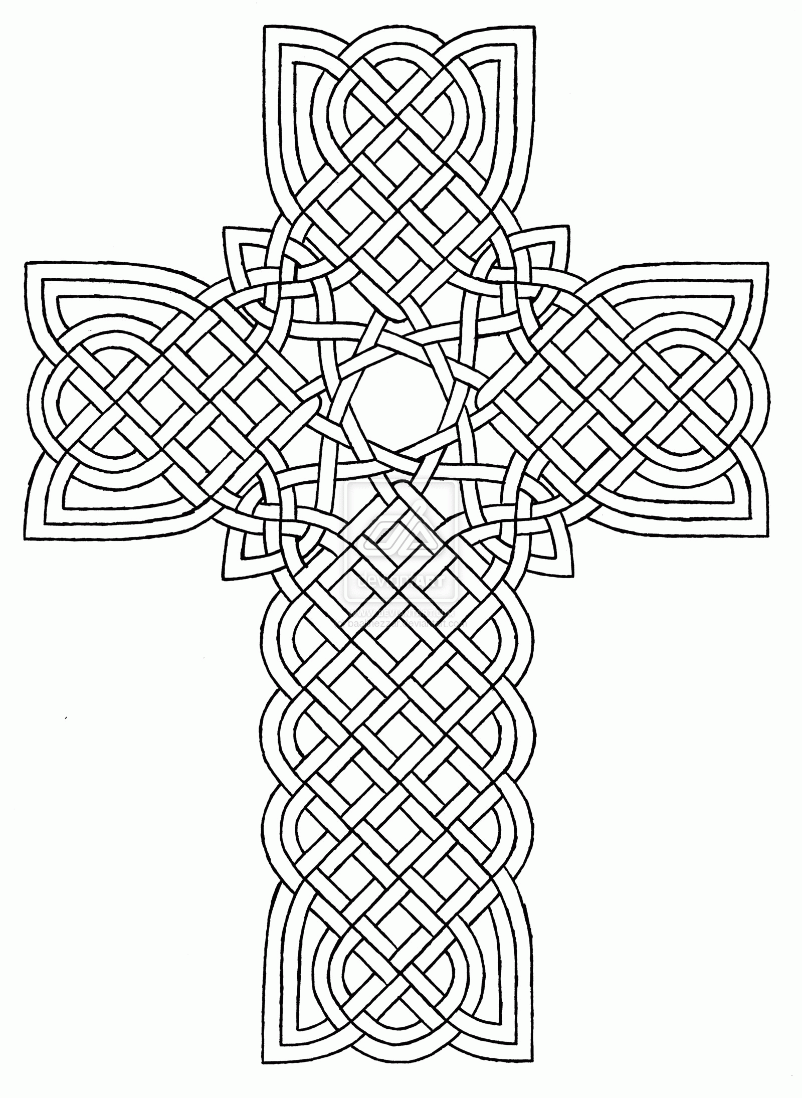 Free Printable Celtic Cross Coloring Pages Coloring Home