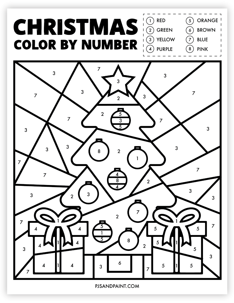 printable pictures to color for christmas