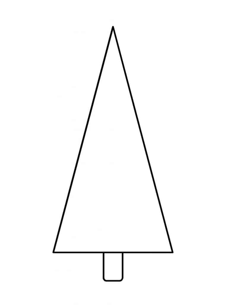 Free Printable Christmas Tree Templates Daily Printables Free Printable