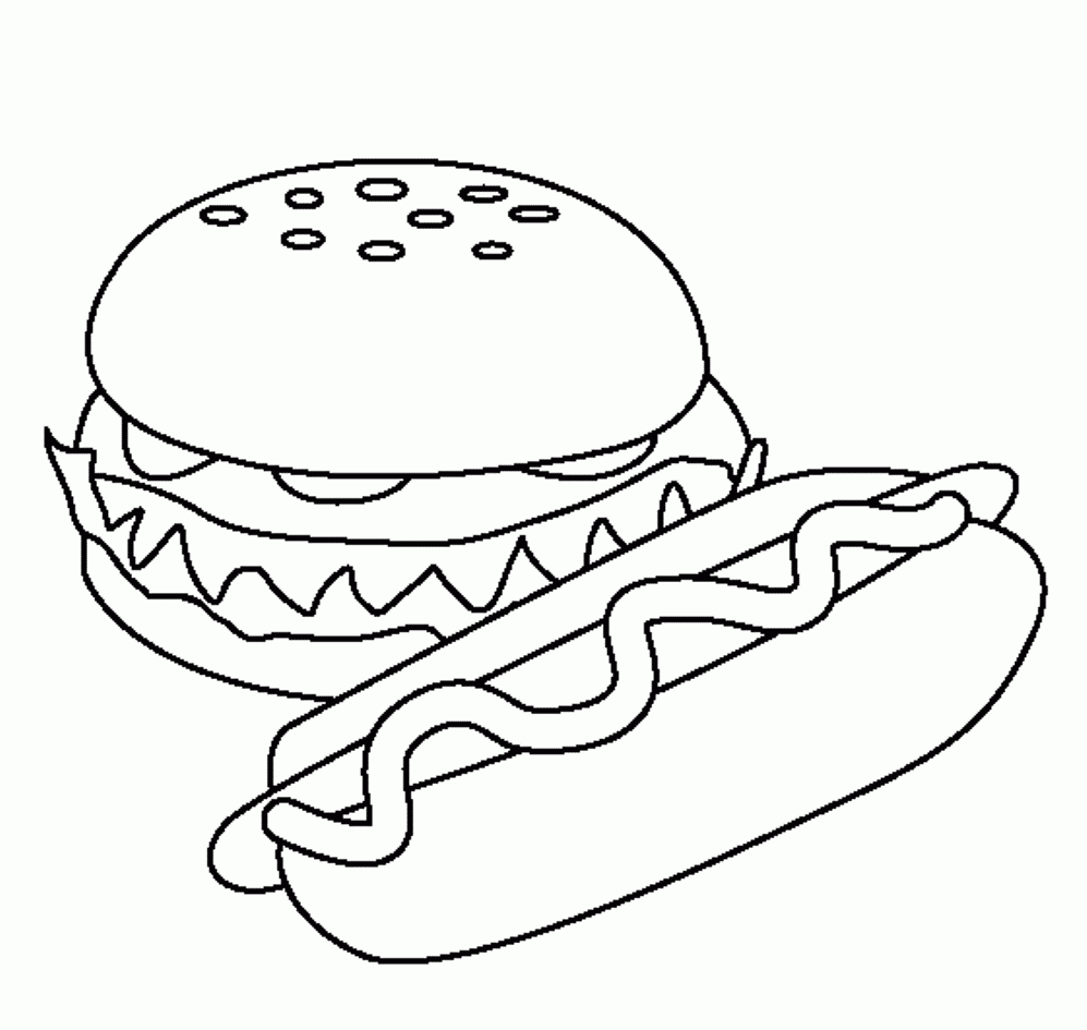 Free Printable Coloring Pages Food Coloring Home