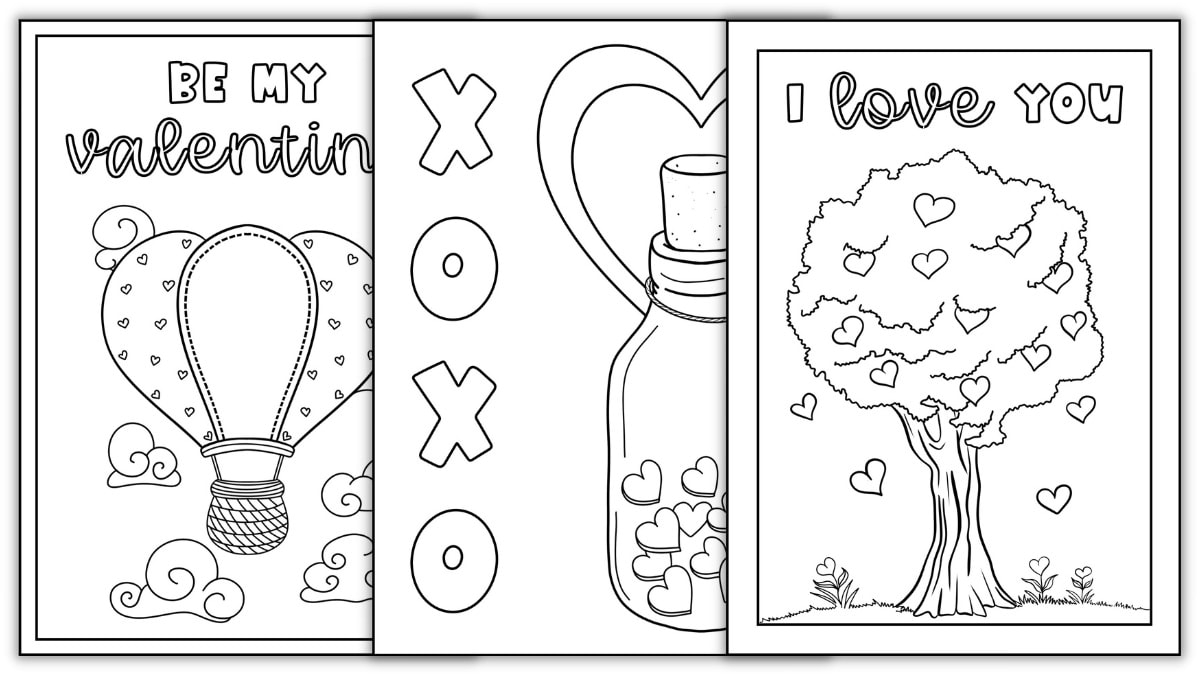 valentine's card design printable