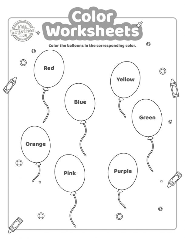 printable coloring worksheets for kids
