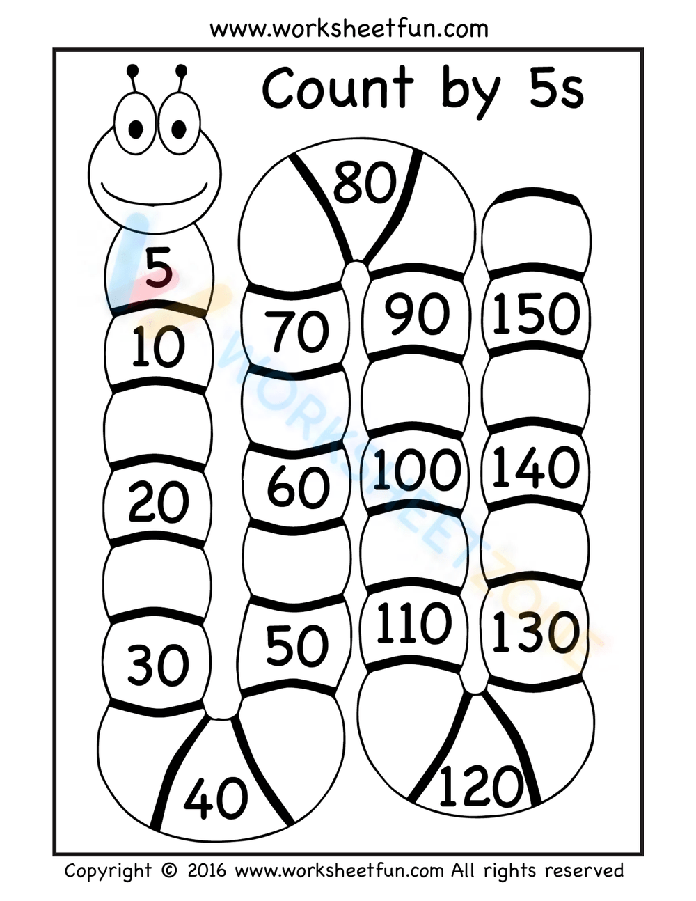 Free Printable Counting By 5s Worksheet For Kids PDFs Brighterly