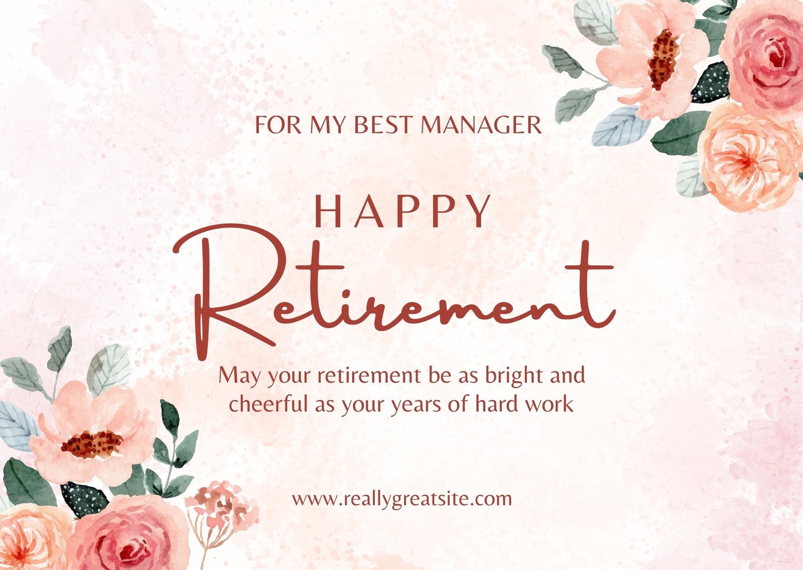 Free Printable Customizable Retirement Card Templates Canva 