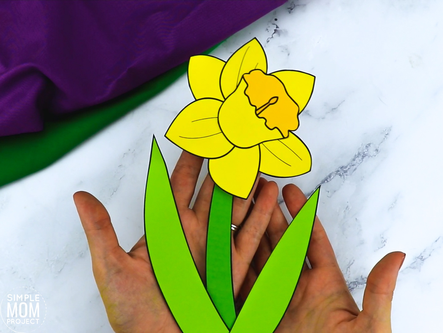 daffodil crafts for senior citizens