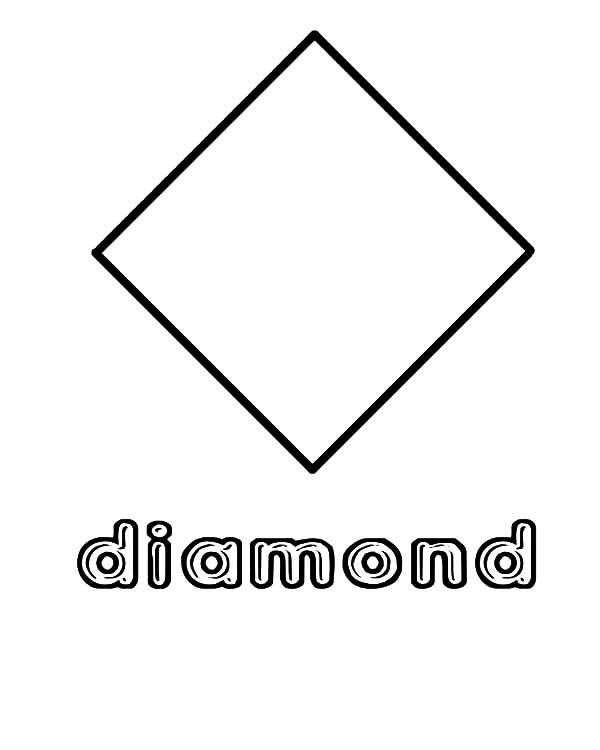 Free Printable Diamond Shape Template Printable Forms Free Online