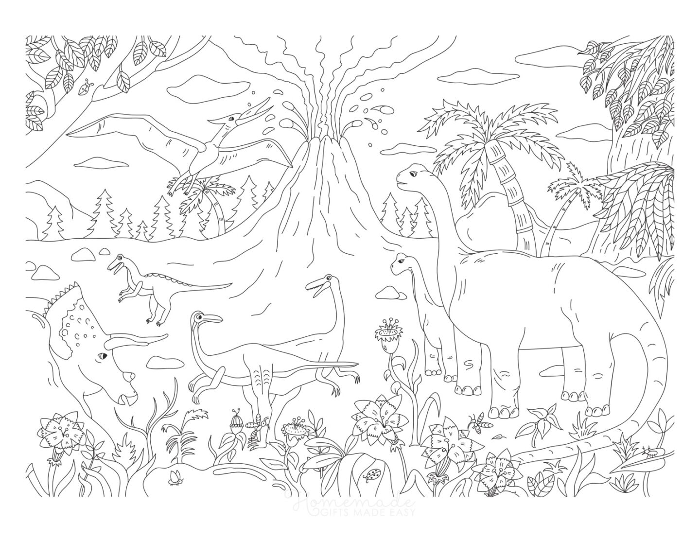 Free Printable Dinosaur Coloring Pages For Kids