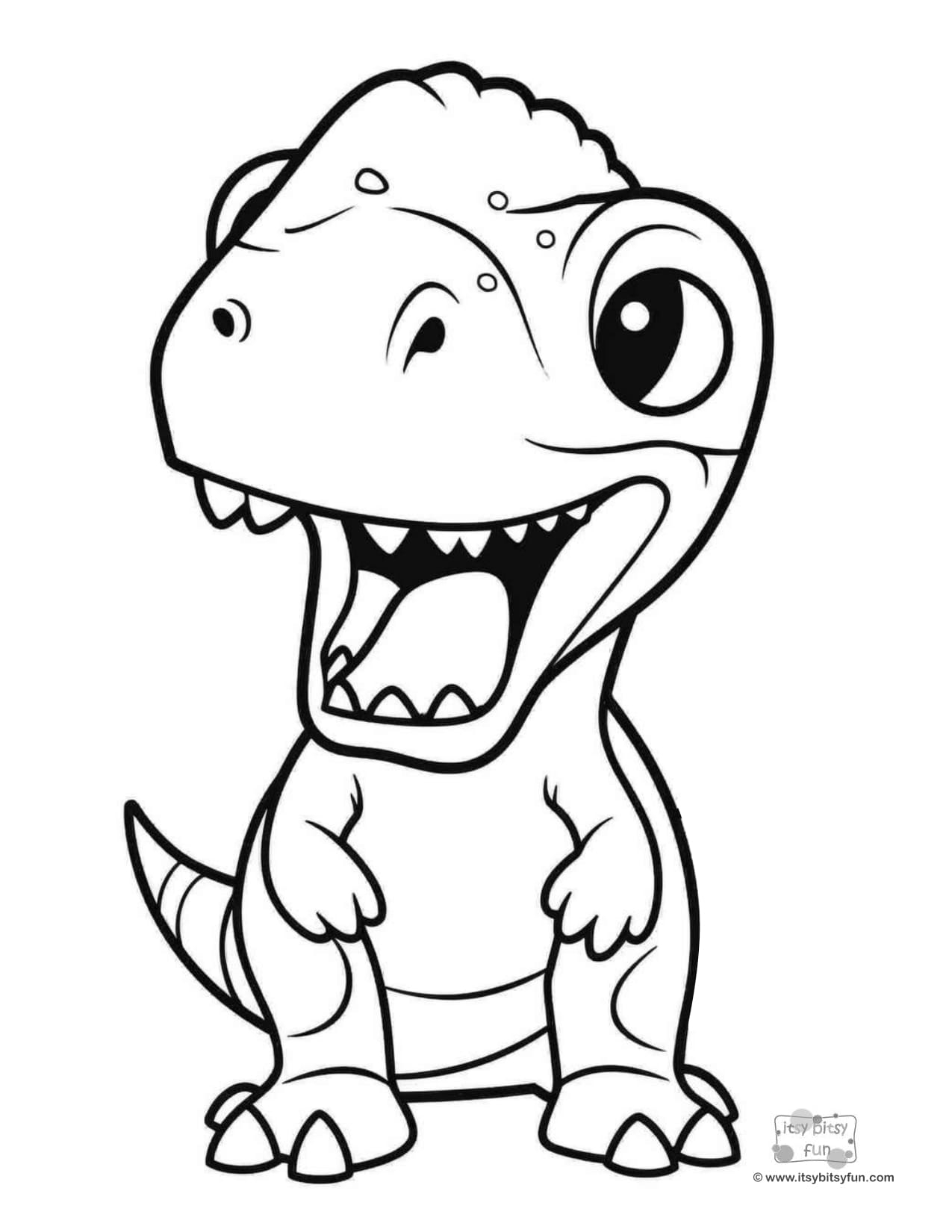 Dinosaur Coloring Page Printable