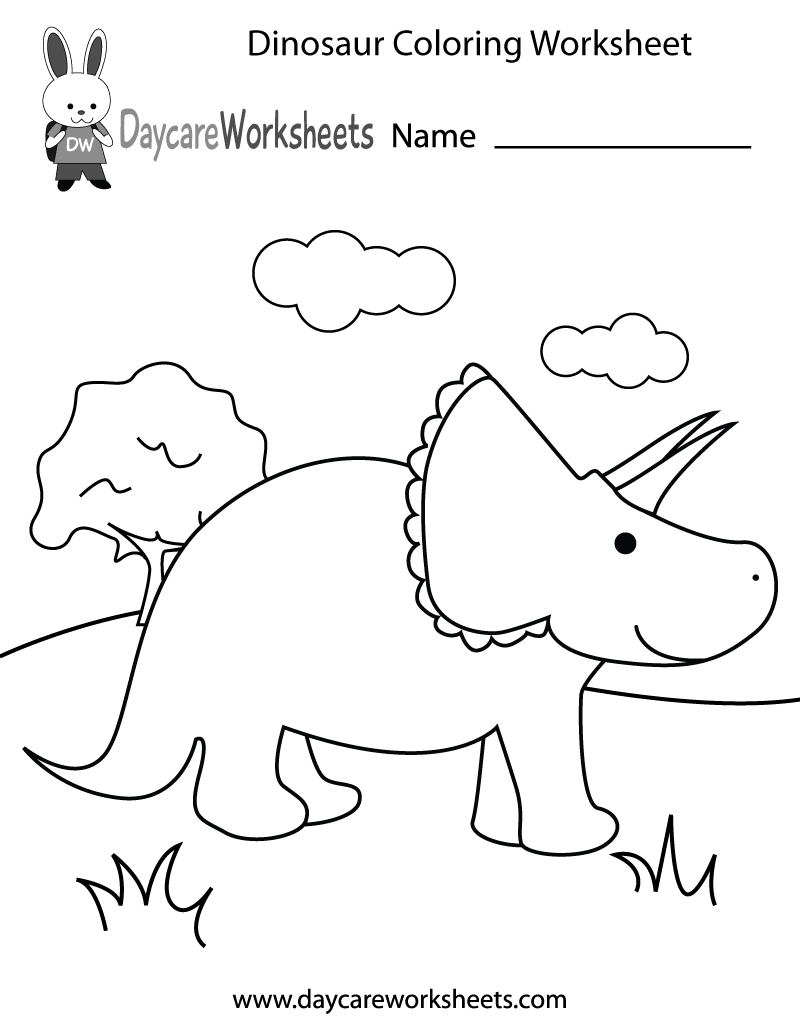free printable coloring worksheet for daycare