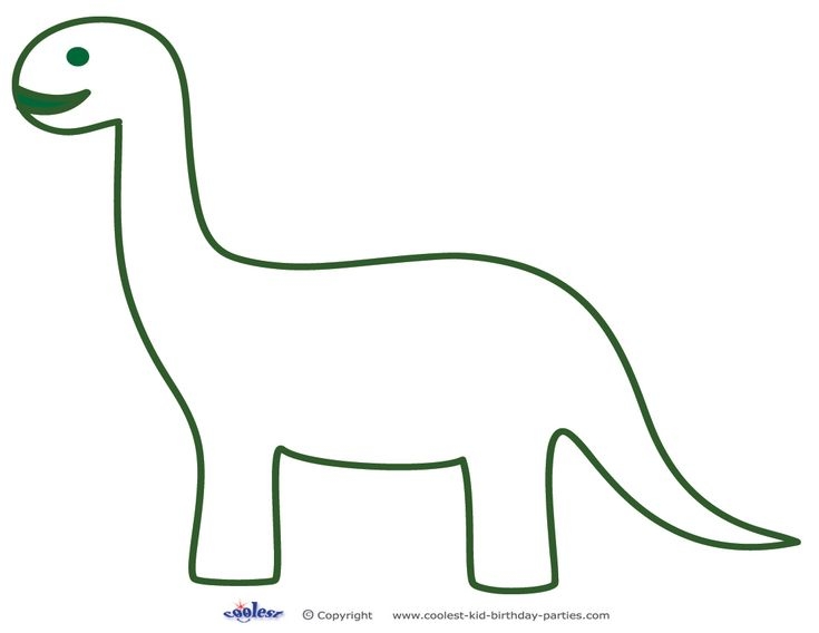 Free Printable Dinosaur Template Social Media Template