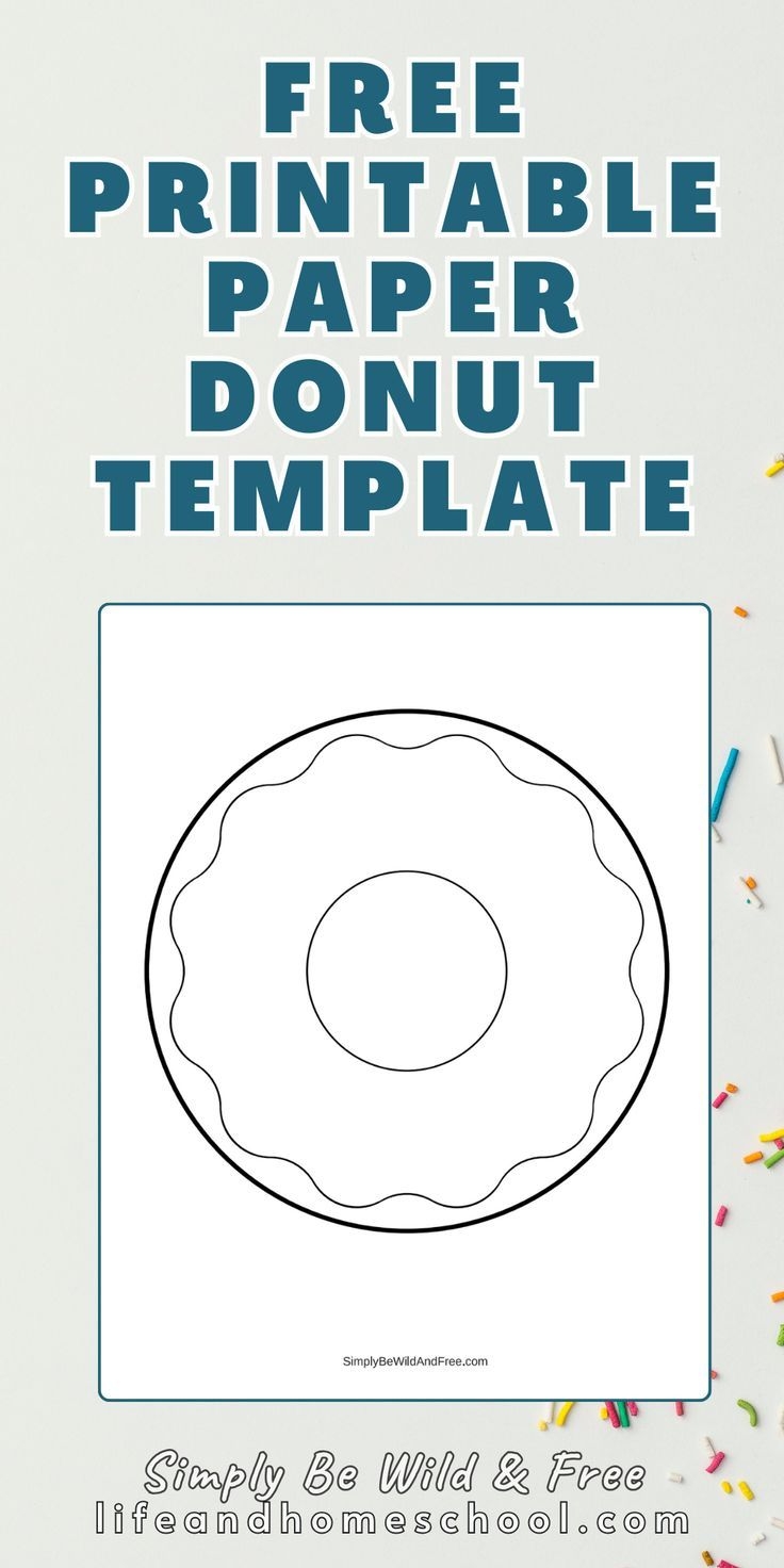 donut template free