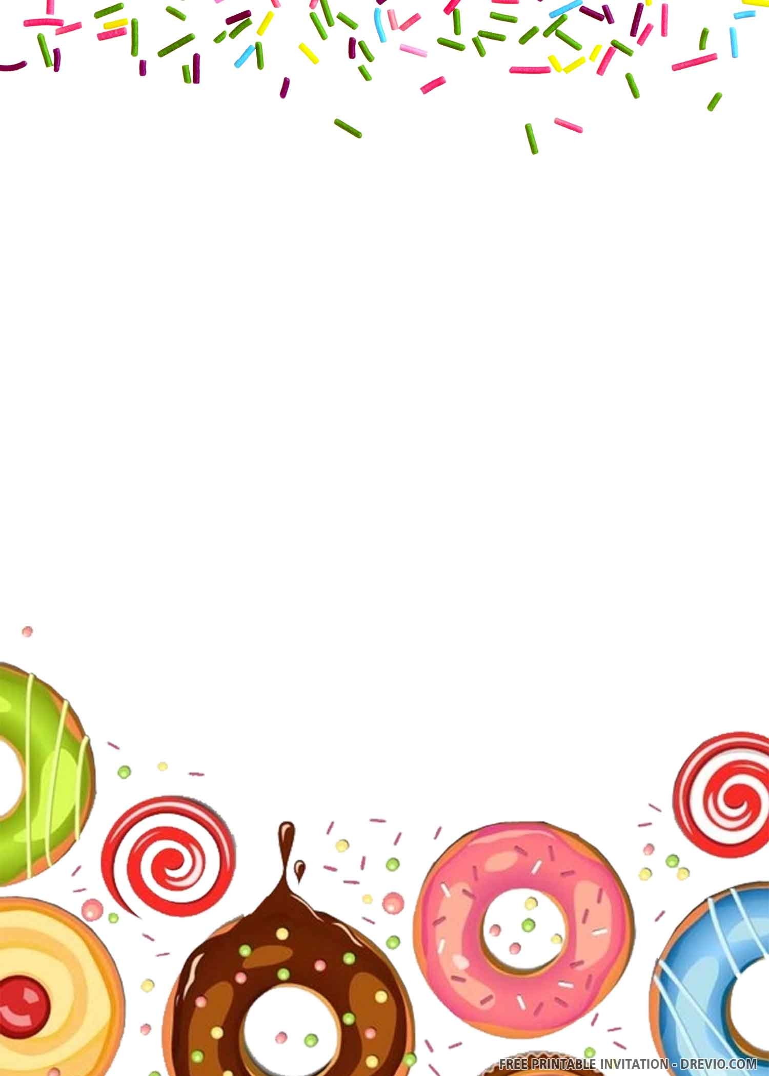 free printable donuts