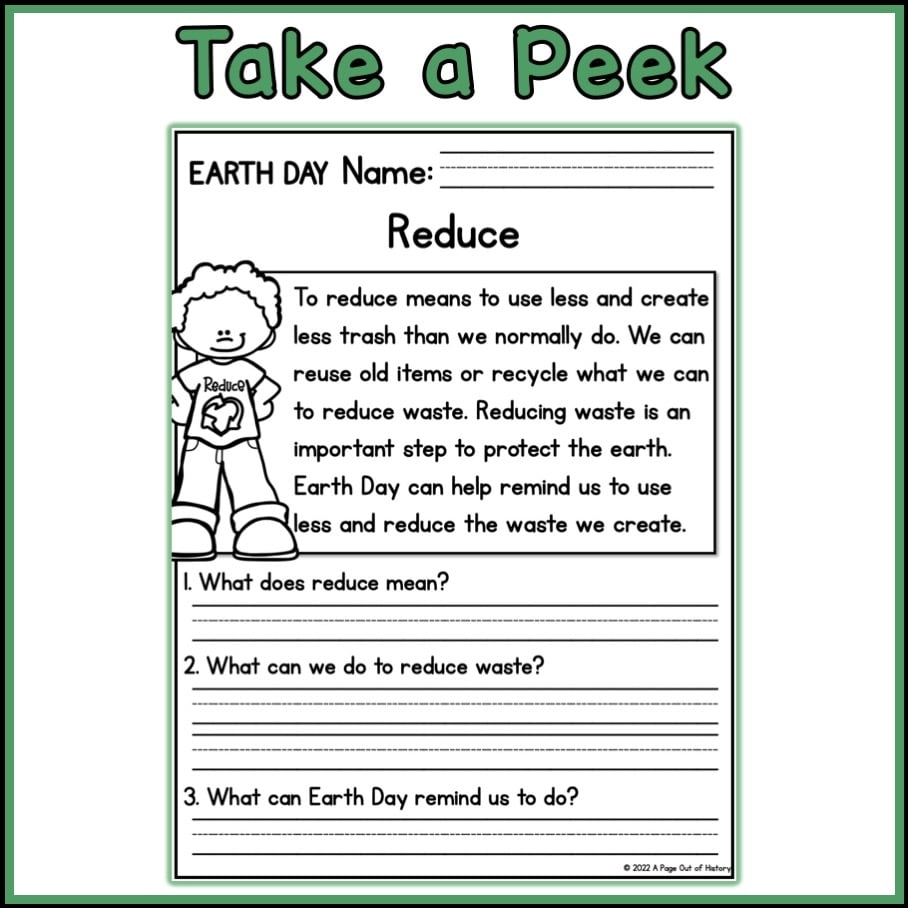 free printable earth worksheets