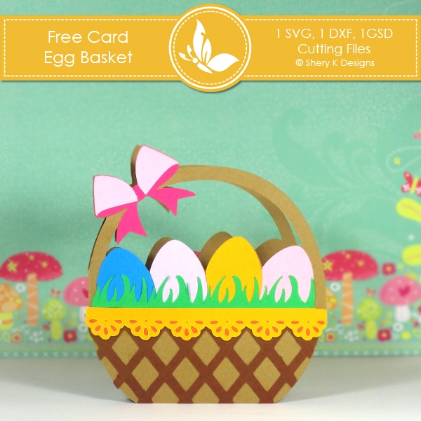 Free Printable Easter Egg Basket Card Free Download Cute Printables
