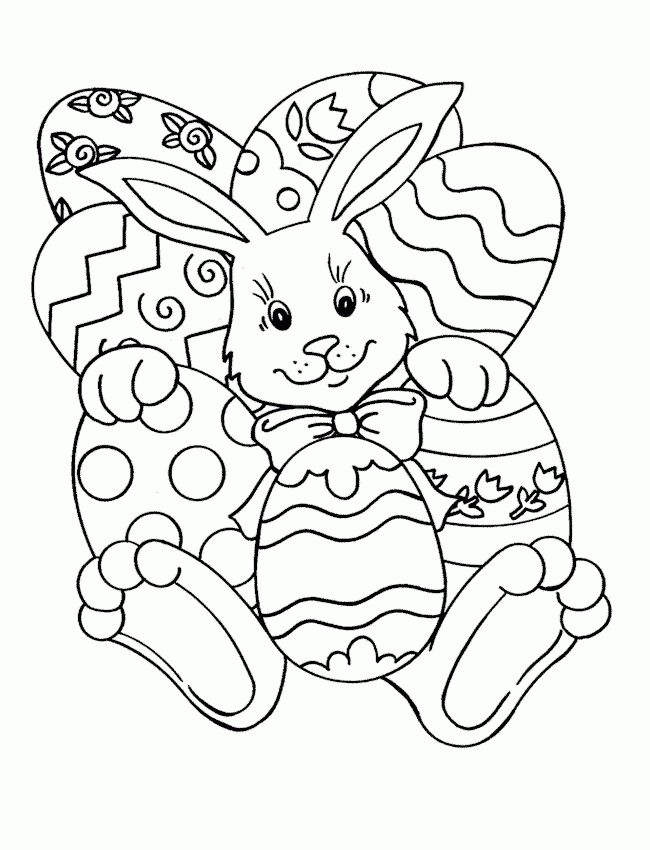 Free Printable Easter Egg Coloring Pages Coloring Home