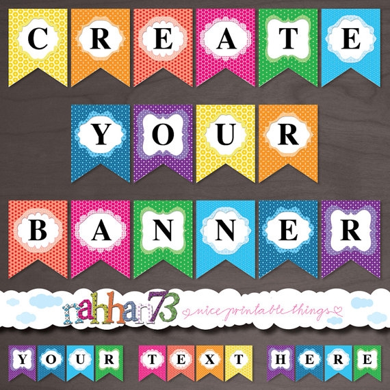 editable display banner printable free
