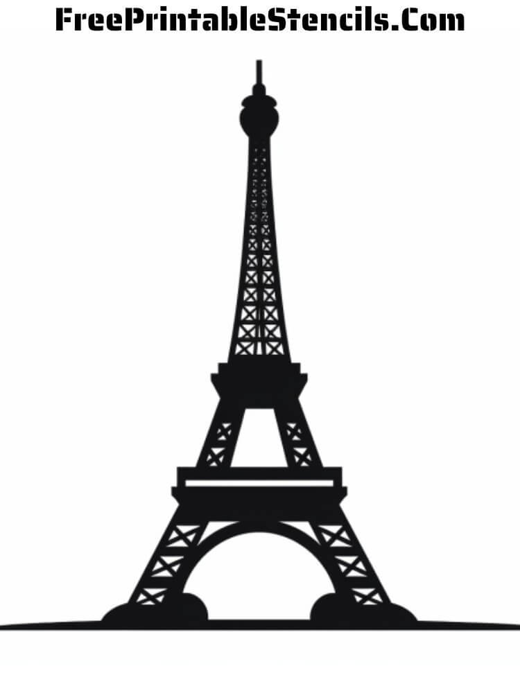 Free Printable Eiffel Tower Stencils Free Printable Stencils