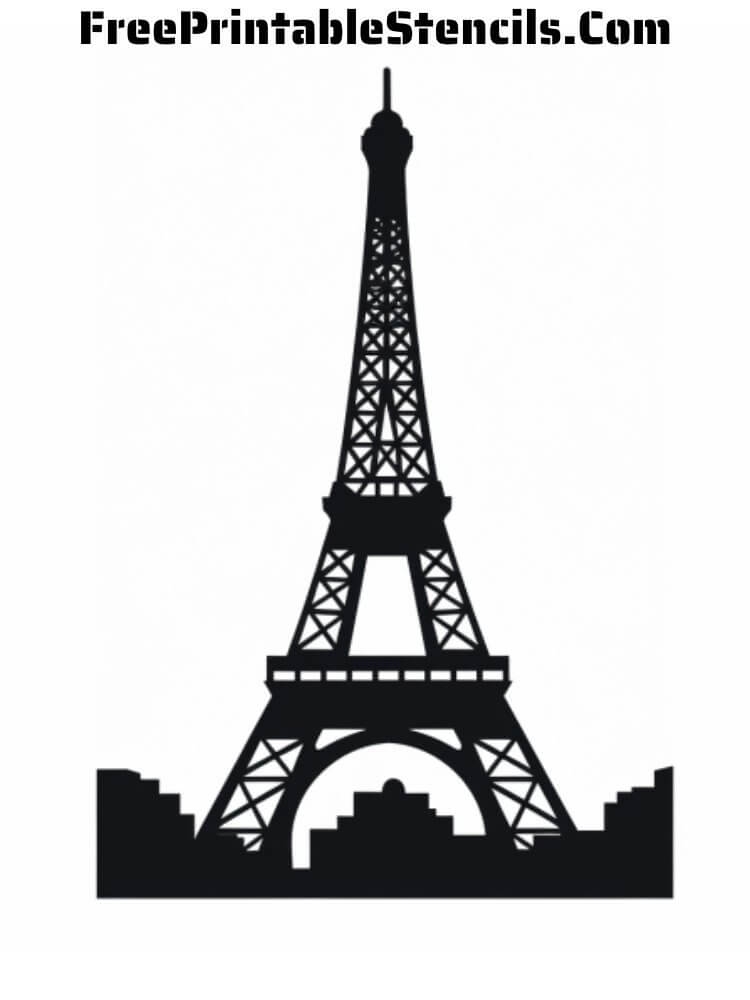Free Printable Eiffel Tower Stencils Free Printable Stencils