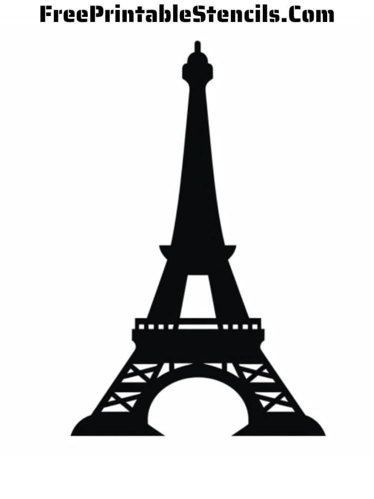 Free Printable Eiffel Tower Stencils Free Printable Stencils