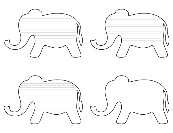 Free Printable Elephant Writing Paper Download Free Printable Elephant 