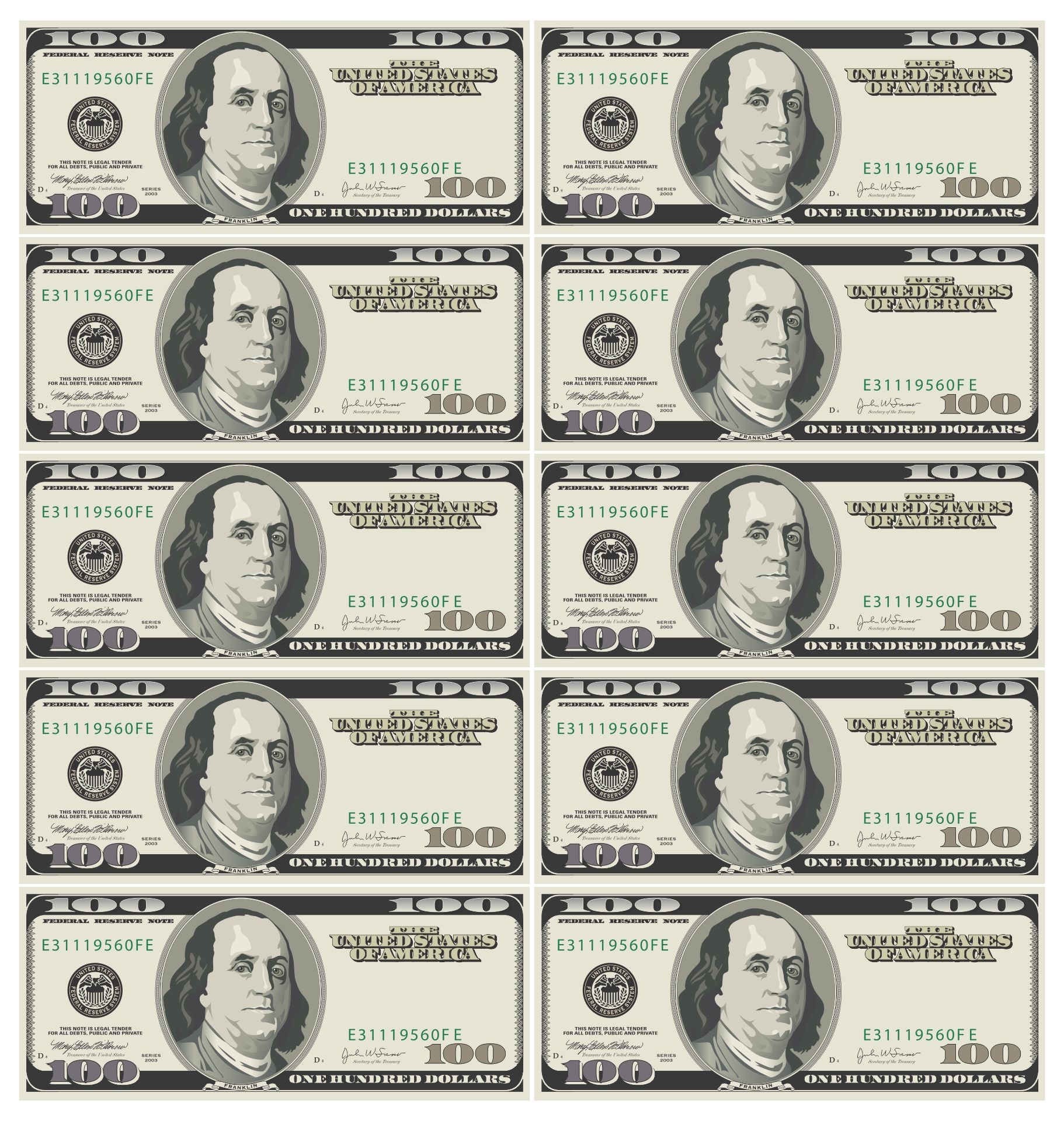 free printable fake money template