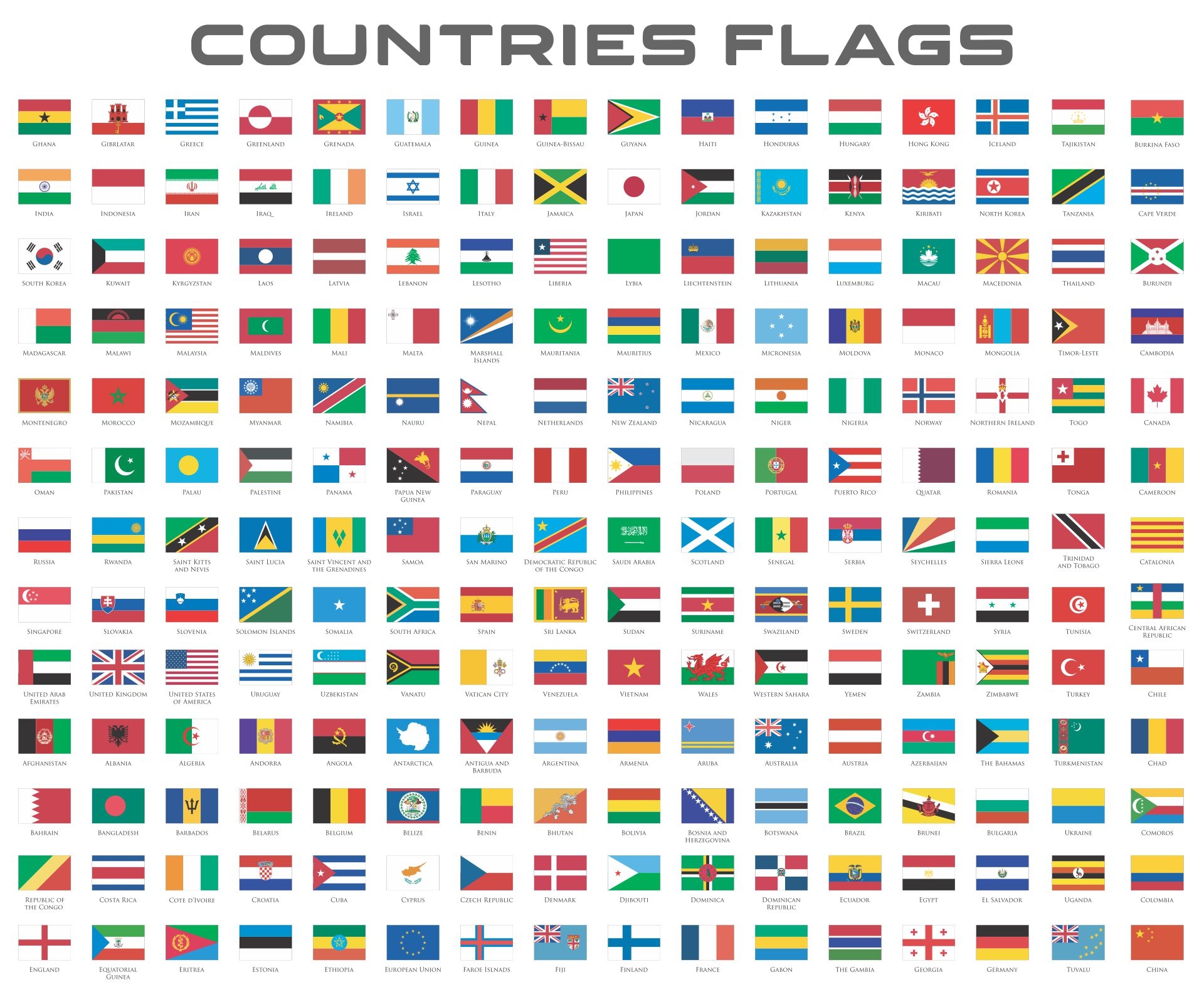 Free Printable Flags