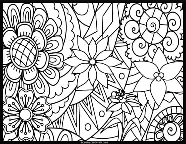 free printable coloring worksheet