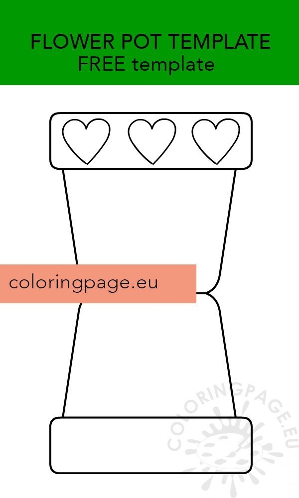 Free Printable Flower Pot Template